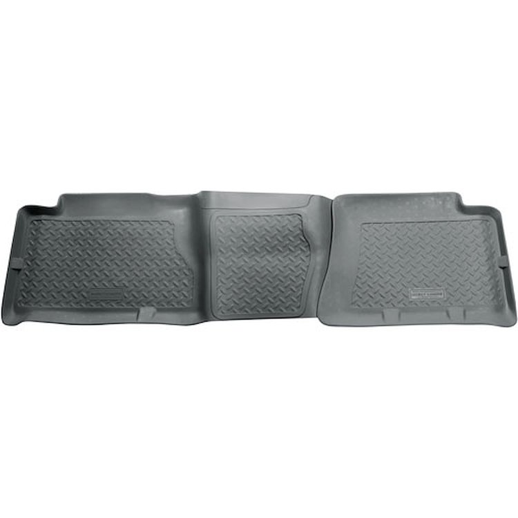 61462 2-Piece Gray 2nd Seat Floor Liner for 2004-2007 Chevrolet Silverado and GMC Sierra Crew Cab Pickups