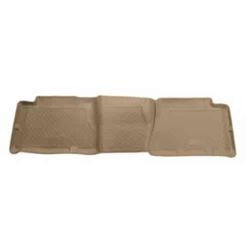 Tan Back Seat Floor Liner, 2004 Chevrolet Silverado/GMC Sierra Heavy Duty Crew Cab
