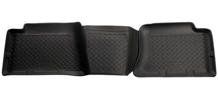 61471 Classic 2nd Row Floor Liners for 2004-2007 Chevrolet and GMC Models [Black]