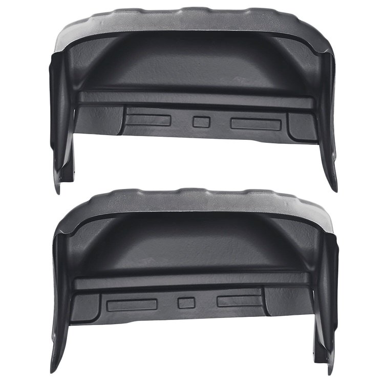 79031 Rear Wheel Well Guards for 2014-2019 GMC Models [Black]