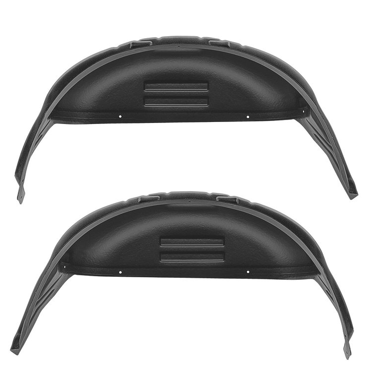 79121 Rear Wheel Well Guards for 2015-2020 Ford F-150 [Black]