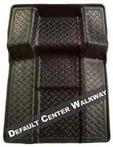Floor Liner Center Hump Black 2nd Row Captain Chairs