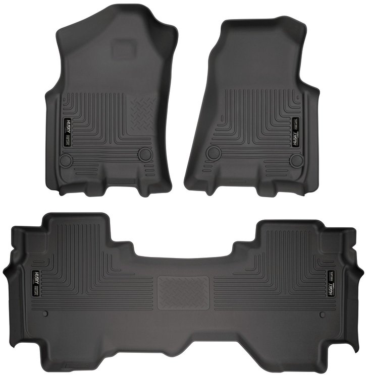 94011 WeatherBeater Front & 2nd Row Floor Liners for 2019-2024 Ram 1500 [Black]