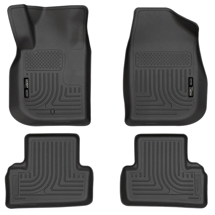 98101 WeatherBeater Front & 2nd Row Floor Liners for 2005-2010 Chevrolet Cobalt and 2007-2009 Pontiac G5 [Black]