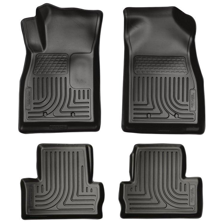 98181 WeatherBeater Front & 2nd Row Floor Liners for 2011-2015 Chevrolet Volt [Black]
