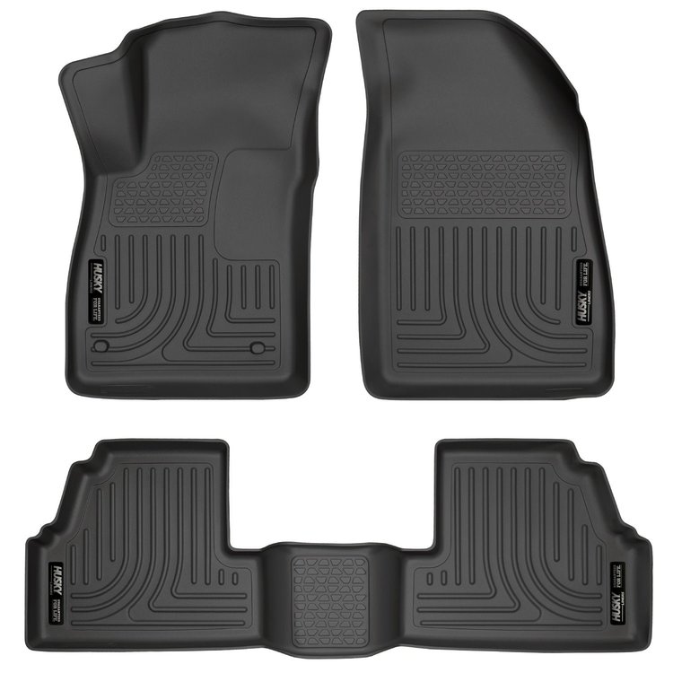 98271 WeatherBeater Front & 2nd Row Floor Liners for 2013-2022 Buick Encore and 2015-2022 Chevrolet Trax [Black]