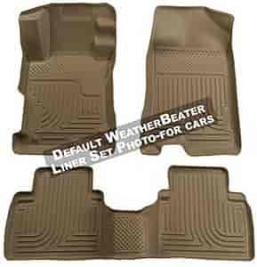 WeatherBeater Floor Liner Tan 2 pc. Front And 1 pc. Rear