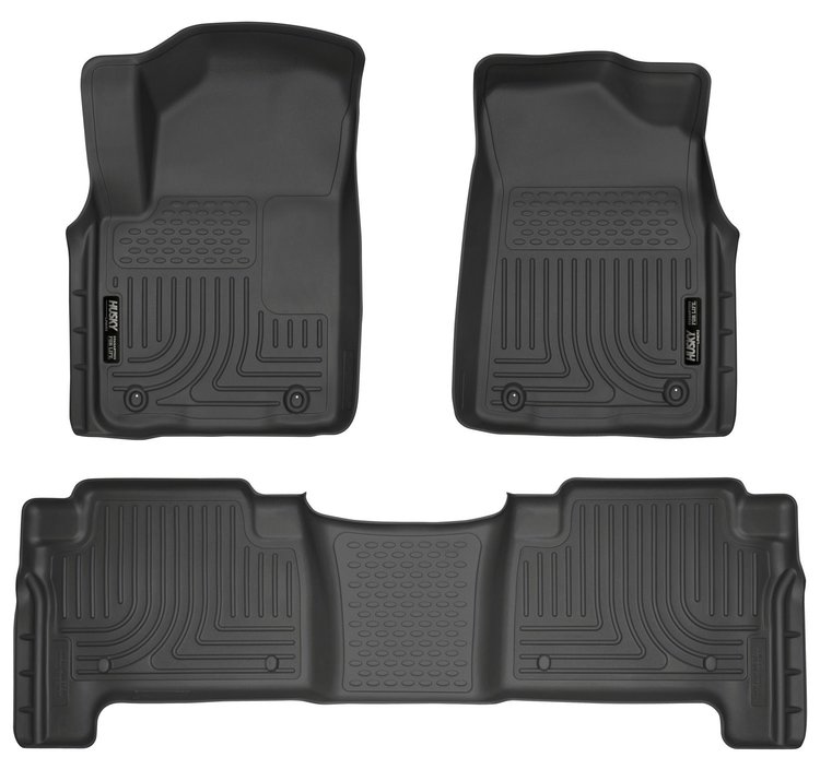 98611 WeatherBeater Front & 2nd Row Floor Liners for 2010-2018 INFINITI and Nissan Models [Black]