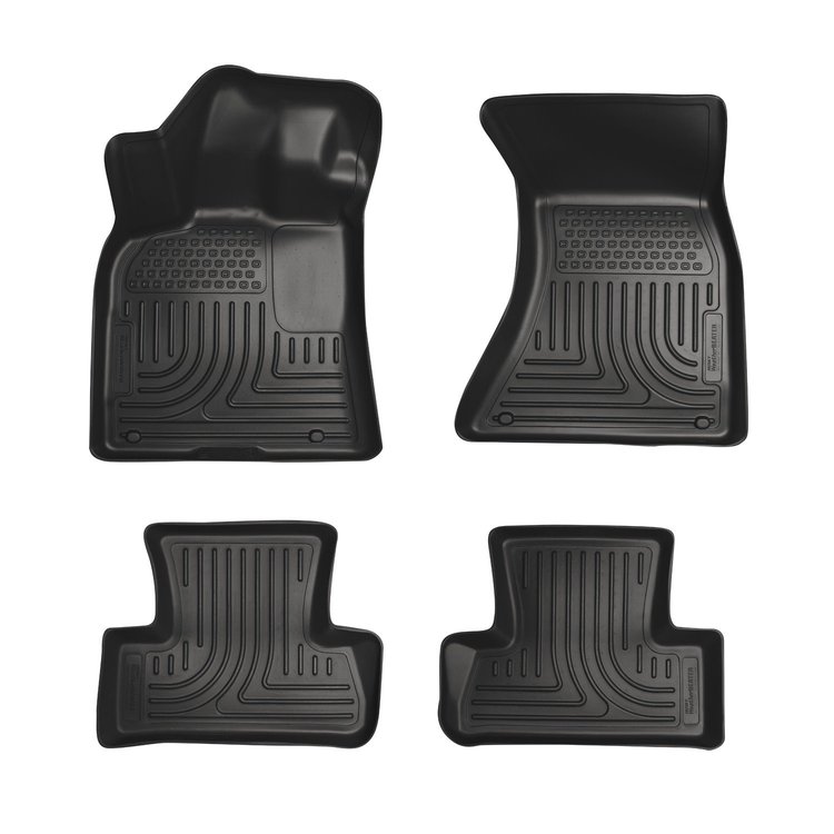 98821 WeatherBeater Front & 2nd Row Floor Liners for 2010-2015 Mercedes-Benz GLK350 and 2013-2015 Mercedes-Benz GLK250 [Black]