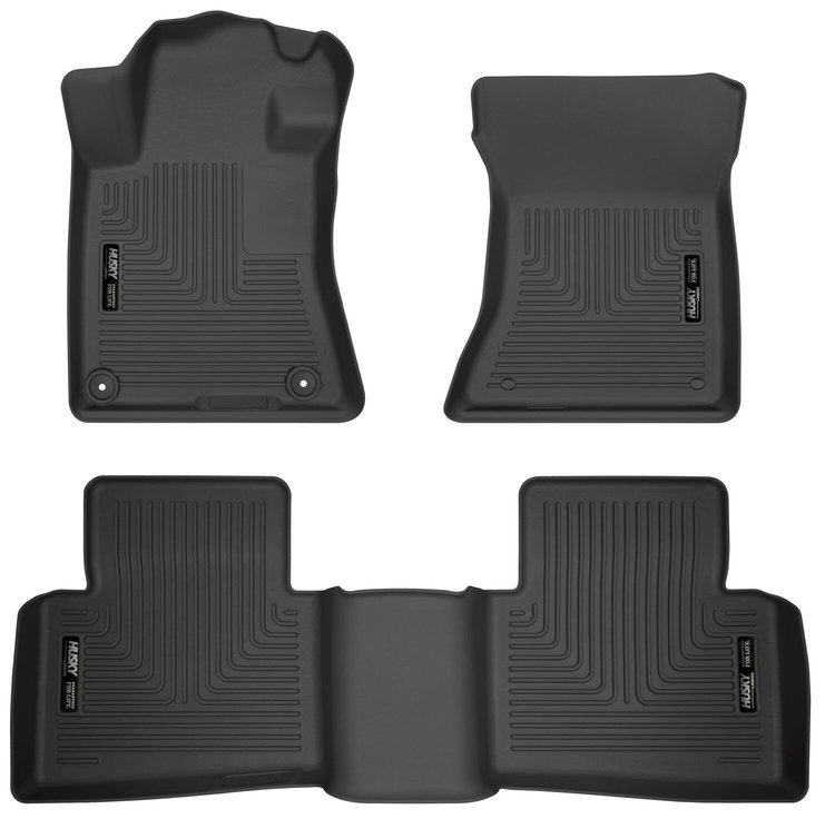 99381 WeatherBeater Front & 2nd Row Floor Liners Fits Select Nissan Altima [Black]