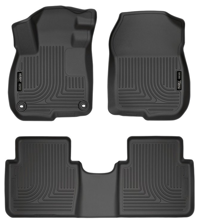 99401 WeatherBeater Front & 2nd Row Floor Liners for 2017-2022 Honda CR-V [Black]