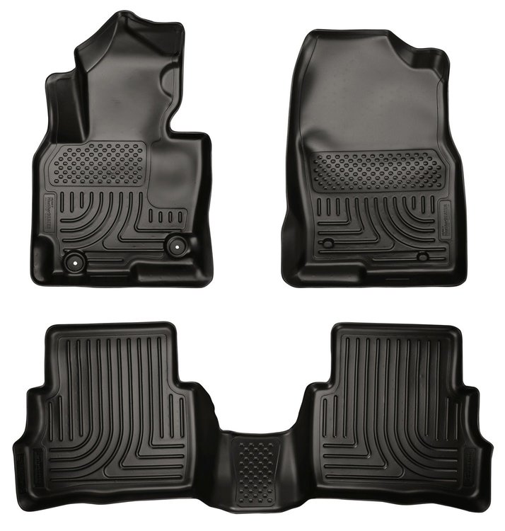 99731 WeatherBeater Front & 2nd Row Floor Liners for 2013-2016 Mazda CX-5 [Black]