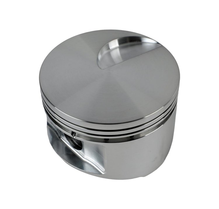 Forged Flat Top Piston for Ford 460 Big Block, 4.390 in. Bore, 2618 Aluminum