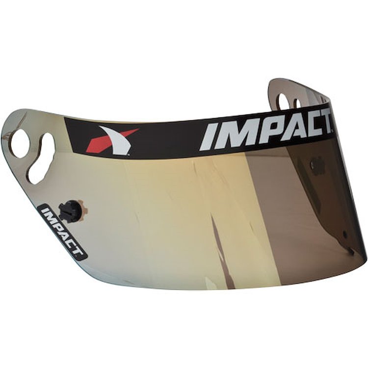 Mini Vapor Visor Yellow Chrome