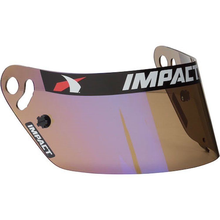 Mini Vapor Visor Blue Chrome