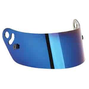 Super Sport & Air Draft Helmet Visor Blue Chrome