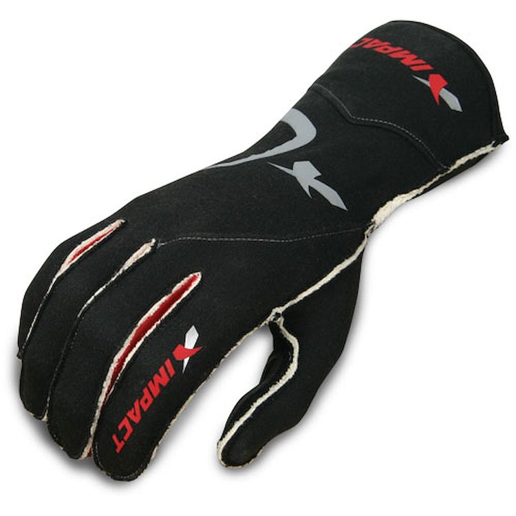 Black Alpha Gloves FIA Approved