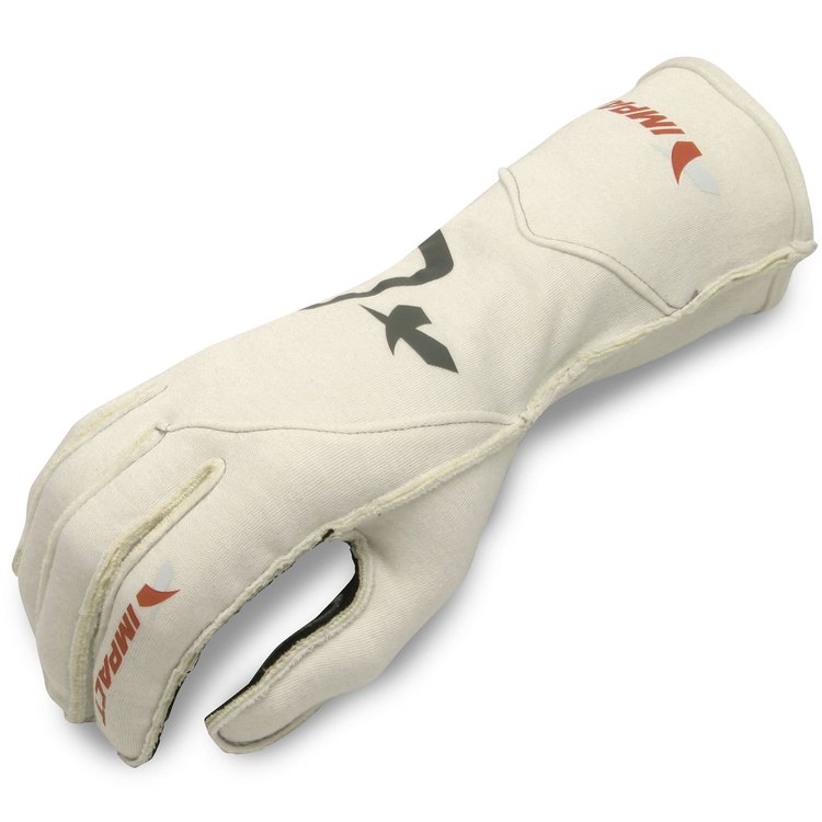 White Alpha Gloves FIA Approved