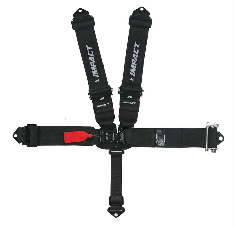 Restraint, 3 in. LandL, Left Side Ratchet (No Adjuster), Individual Shoulder, 5-Point, SFI 16.1