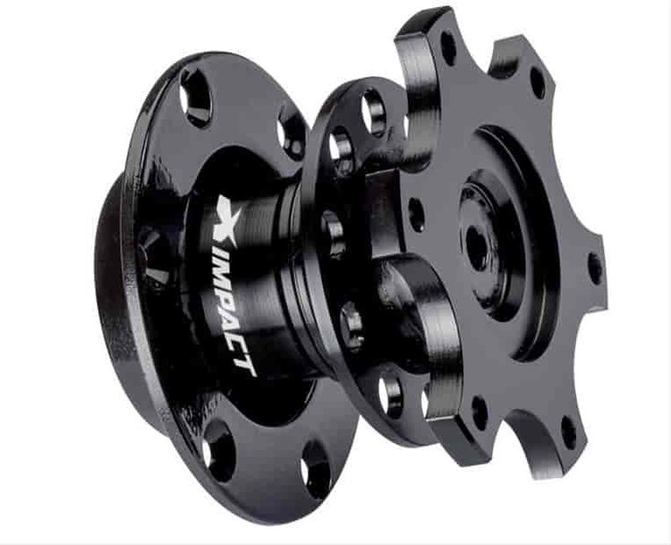 Steering Wheel Adapter, Flanged Bolt-On