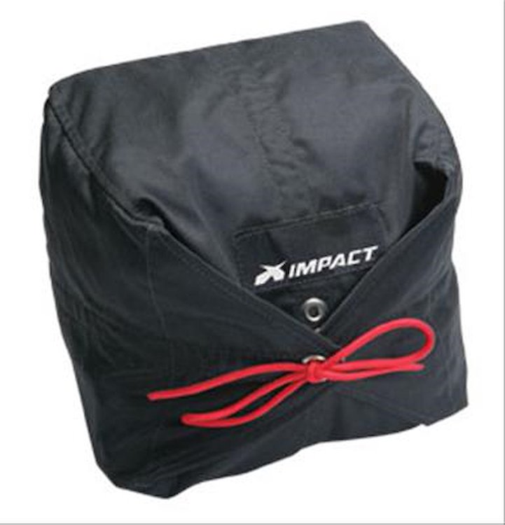 6 in. Chute Bag Black
