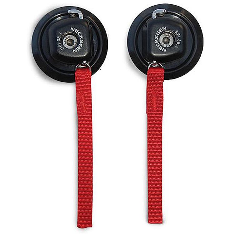 NecksGen Quick Release Helmet Hardware, Black