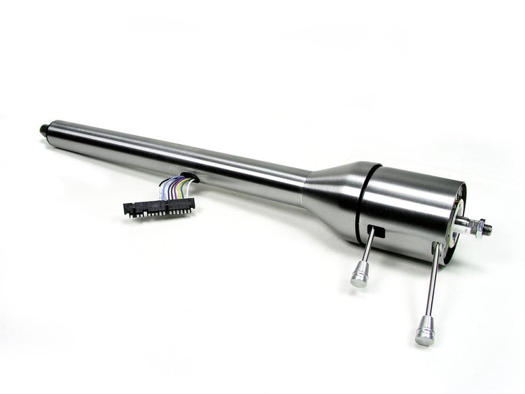 55-56 Chevy w/CCI Rack Tilt Aluminum Brushed Column