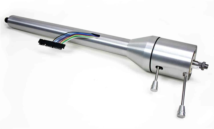 Steering Column Alum 62-66 Nova Brushed CUSTOM