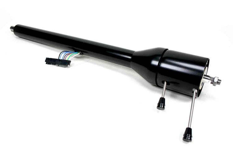 CUSTOM 55-56 Chevy Tilt Black Powder Coated Column