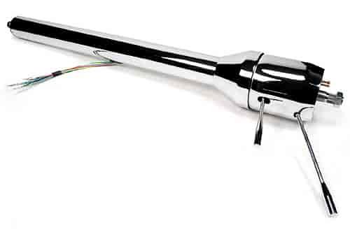 Steering Column Tilt 67 Mustang Ford Shaft Rack Chrome CUSTM