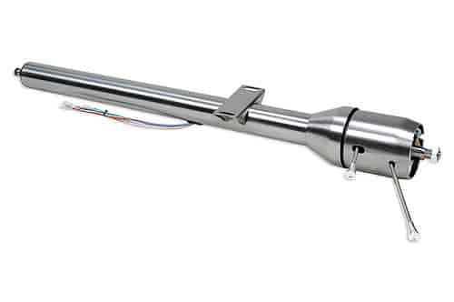 CUSTOM 1974-75 Ford Bronco Tilt Floor Shift Steering Column - Paintable Steel