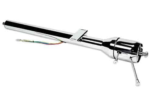 CUSTOM 1976-77 Ford Bronco Tilt Floor Shift Steering Column - Chrome