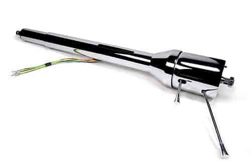 Steering Column Tilt Cllps 68-69 Mstng Ford Shft Chrom CUSTM