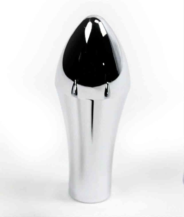 Retro Gear Shift Knob Brushed Aluminum