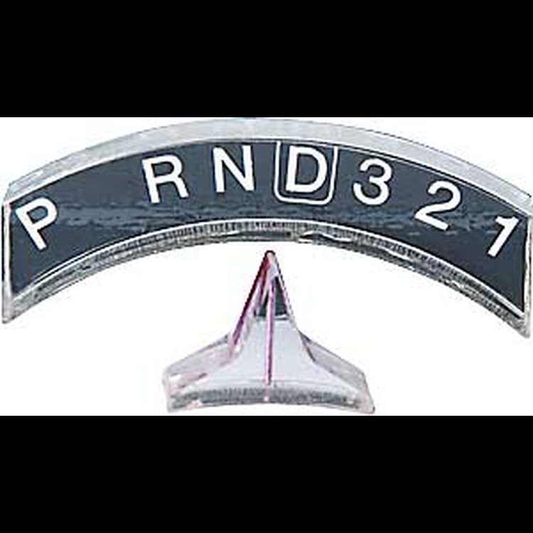 4-Speed Shift Indicator with Pointer & Housing Acrylic with Chrome Housing