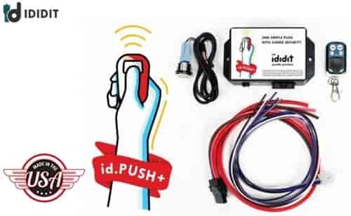 id.PUSH+ Push Button Start Kit Dash System Direct Replacement for Standard Keyed Ignition