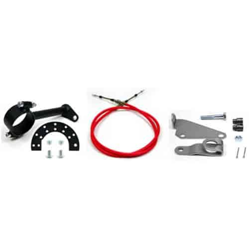 Cable Shift Linkage Kit For 2-1/4" Ford Stock Column Includes: