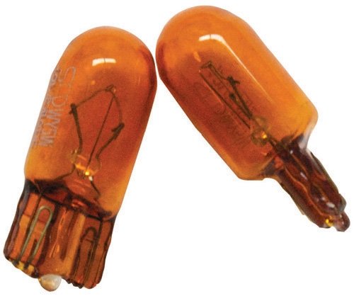 Incandescent 194 Mini Waffle Mount Bulbs Amber