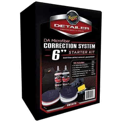 Dual Action Microfiber Correction System Kit 6" Dia.