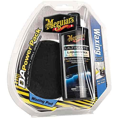 Dual Action Waxing Power Pack Includes Ultimate Liquid Wax and Waxing Pad