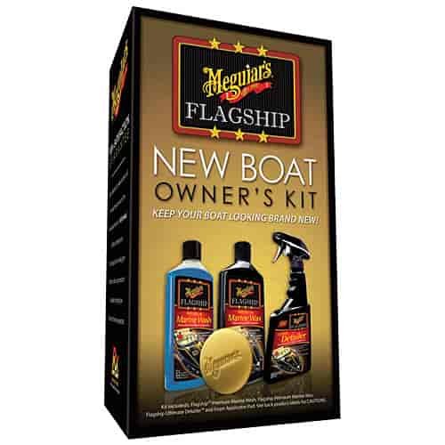 Flagship New Boat Owners Kit Includes: Premium Marine Wash 16 OZ