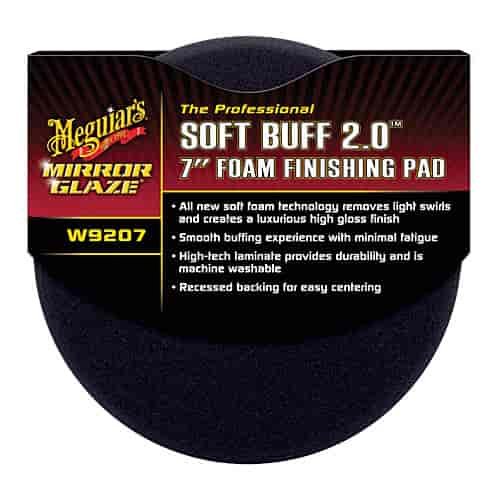 Mirror Glaze Soft Buff 2.0 Foam Finishing Pad 7" Dia.
