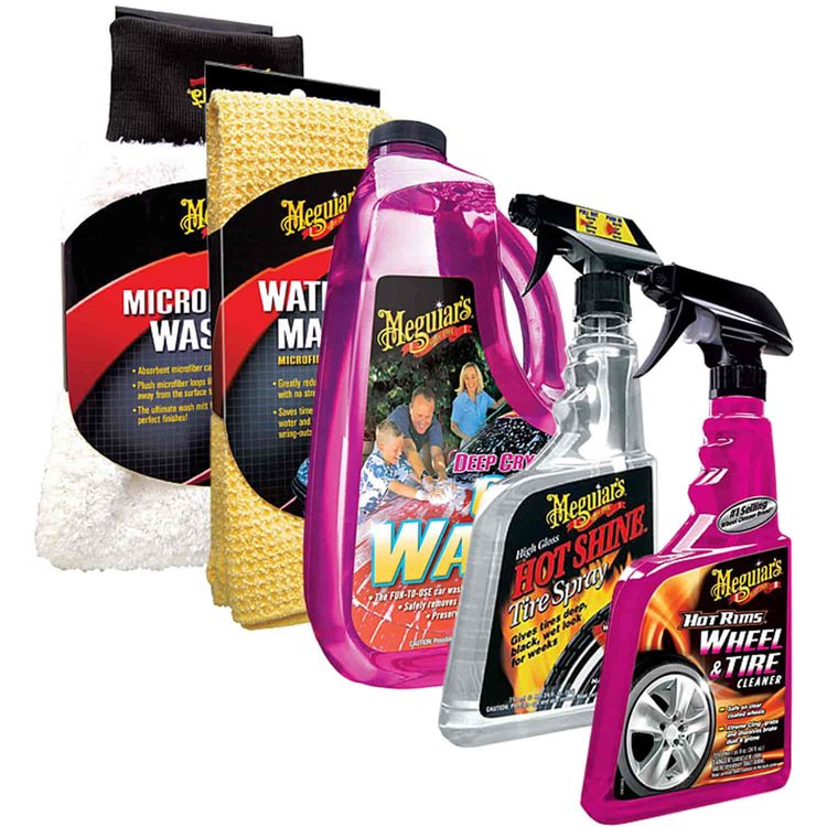 Meguiar"s 5-Piece Car Wash Easy Kit