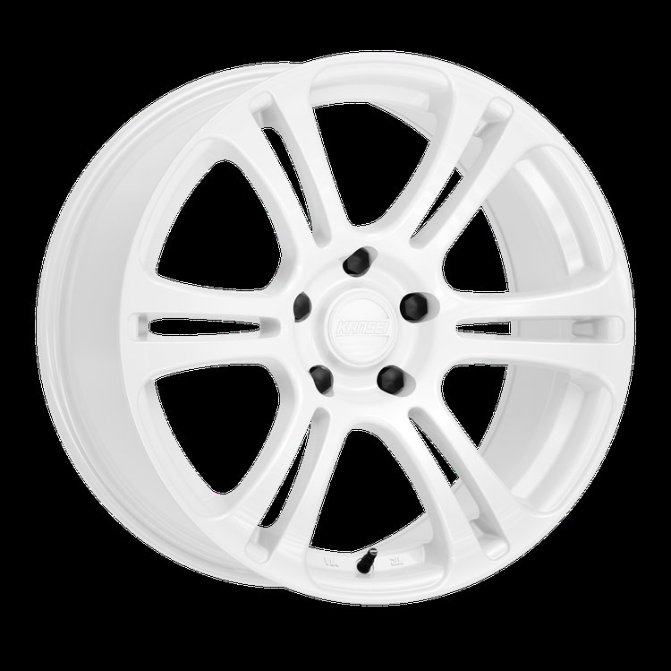 K16W NEO Wheel, Size: 18" x 10.50", Bolt Pattern: 5 x 120 mm, Backspace: 6.62" [Finish: Gloss White]