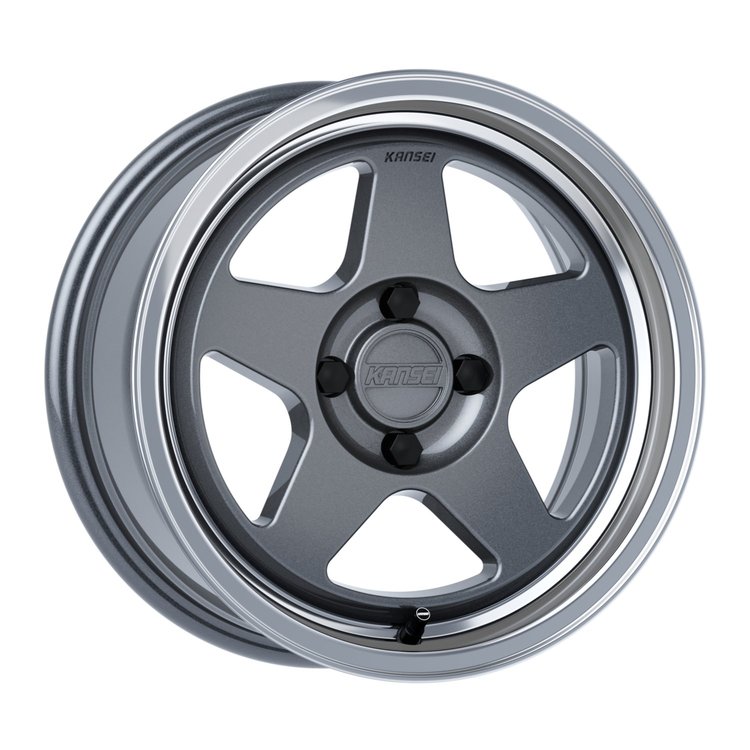 K12GM-158010+25 K12GM-KNP Wheel [Size: 15"x8"] Gloss Gunmetal Finish