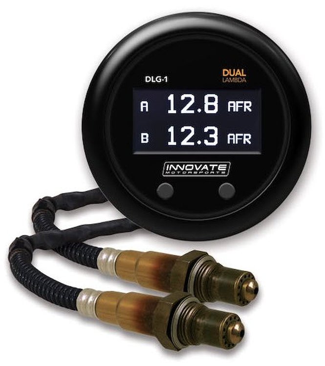 3891 DLG-1 Dual Lambda Wideband Air/Fuel Ratio Gauge Kit w/2 Bosch LSU 4.9 O2 Sensors
