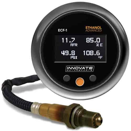ECF-1 (FUEL) Ethanol Content & Air/Fuel Ratio Gauge 2-1/16" Diameter