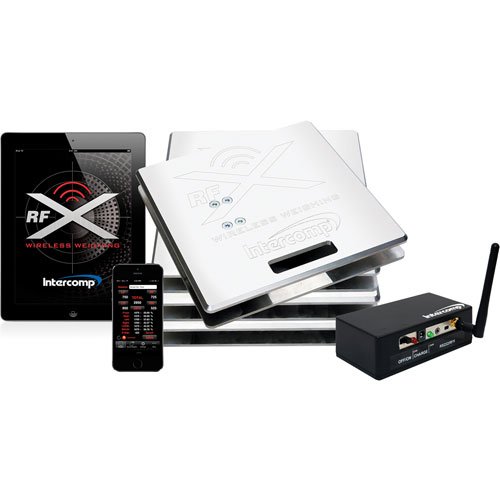 iRaceWeigh Wireless Vehicle Scale Four 15" x 15" x 2.5" RFX Billet Pads