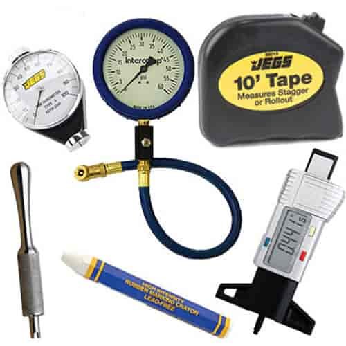 Circle Track Tire Kit 100 PSI Gauge