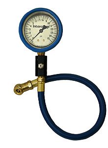 Liquid-Filled Tire Pressure Gauge 15 psi